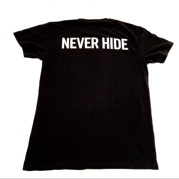 Ray-Ban Never Hide Black T shirt Size S - Picture 2 of 6